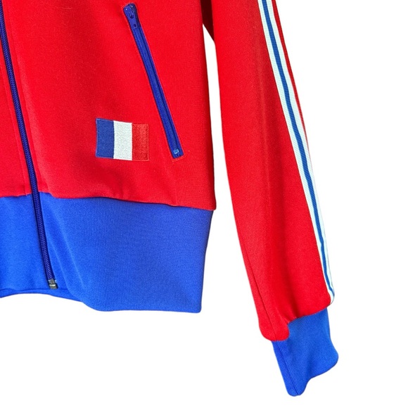 Adidas Retro Vintage '06 Paris Red Track Jacket Size Medium - Picture 3 of 10
